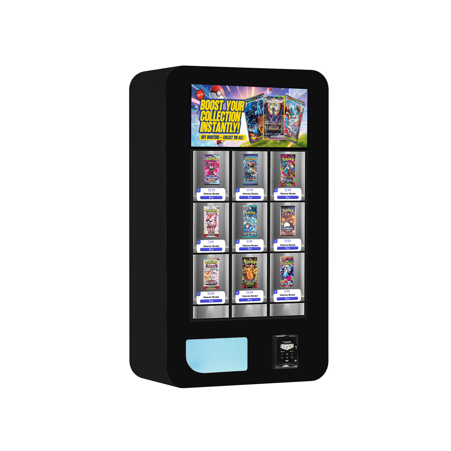 Zap wall-mounted smart kiosk